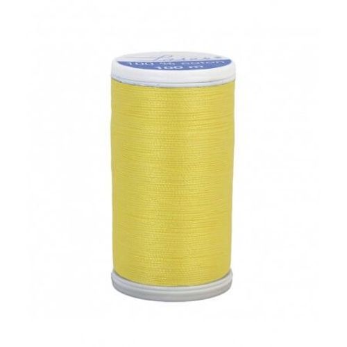 Fil À Coudre Laser 100% Polyester 100m Universel De Distrifil : Solidité Et Éclat Pour Vos Créations Couture 3608 Jaune
