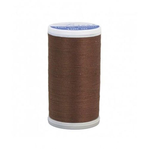 Fil À Coudre Laser 100% Polyester 100m Universel De Distrifil : Solidité Et Éclat Pour Vos Créations Couture 3828 Marron