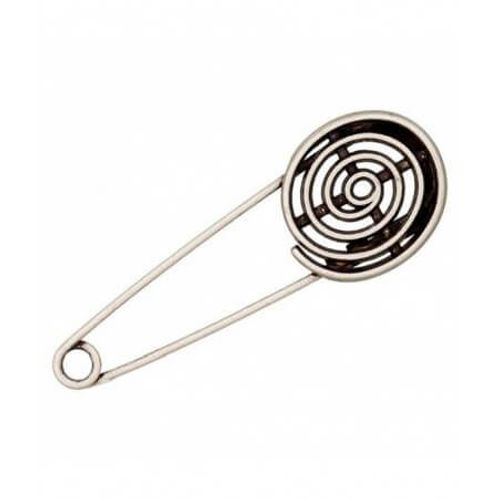 Epingle À Kilt Spirale Brute Nickel 75 Mm X 1 - Union Knopf Gris