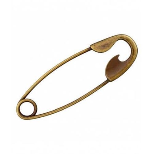 Epingle À Kilt Mode Laiton Vieilli 100 Mm X 1 - Union Knopf Marron