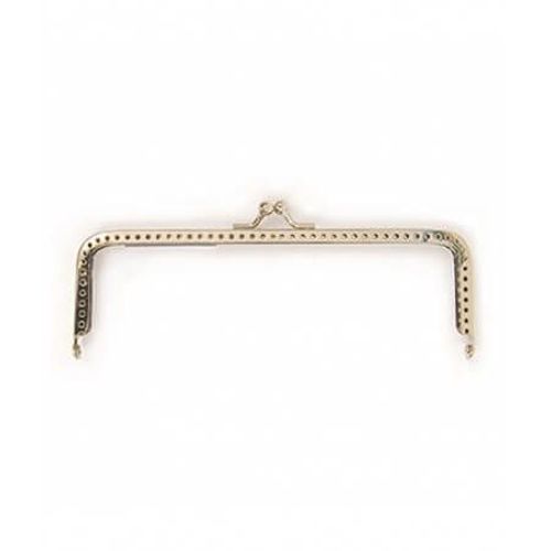 Fermoir Pour Sac À Main Argenté 13x6 Cm - Rico Design Argent