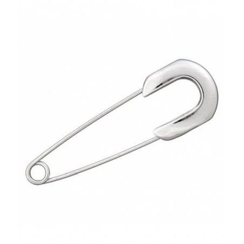 Epingle À Kilt Bout Rond Argent 75 Mm X 1 - Union Knopf Argent