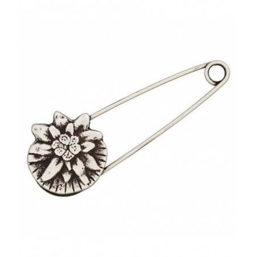 Broche Métal Edelweiss 75 Mm X 1 - Union Knopf Gris
