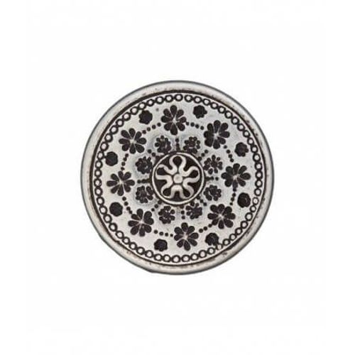 Boutons Métal Fantaisies 14 Mm X 4 - Union Knopf Argentï¿? Argent