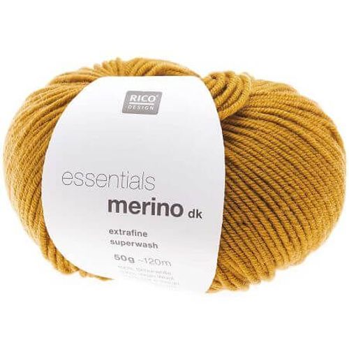 Fil De Laine À Tricoter Essentials Merino Dk - Rico Design 70 Marron
