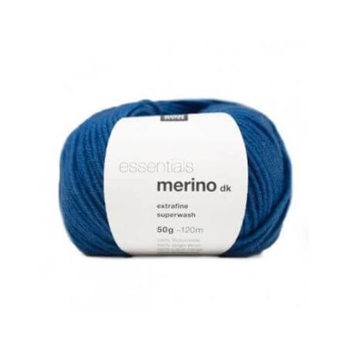 Fil De Laine À Tricoter Essentials Merino Dk - Rico Design 29 Bleu