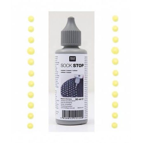 Sock Stop Jaune Fluo Antidérapant Pour Chaussettes 50 Ml - Rico Design Jaune Fluo