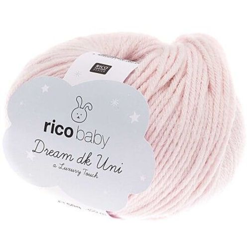 Fil À Tricoter Rico Baby Dream Uni Dk - Rico Design 03 Rose