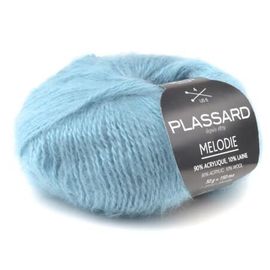 Pelote De Laine À Tricoter Melodie - Plassard 90 Bleu