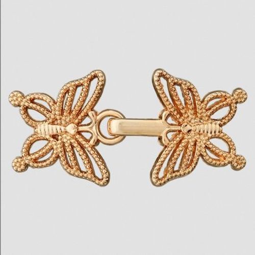 Fermoirs Papillon 40 Mm (2 Pièces) - Prym 84 Or