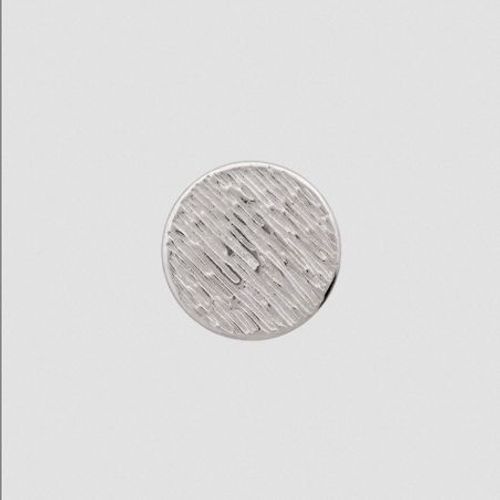 Bouton Rond Strillé Relief À Queue 15mm - Prym 82 Argent