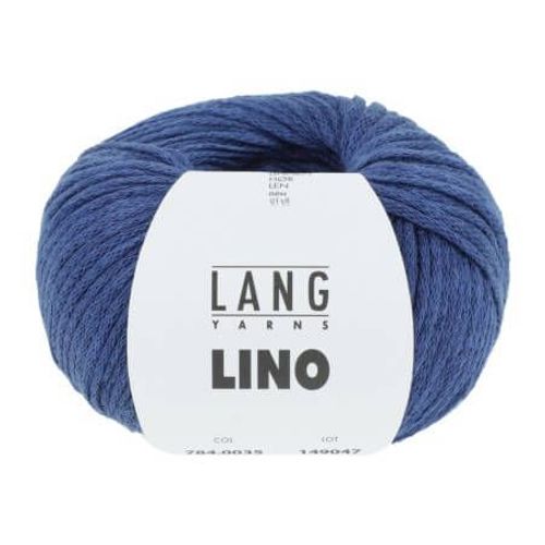 Pelote De Lin À Tricoter Lino - Lang Yarns 35 Bleu