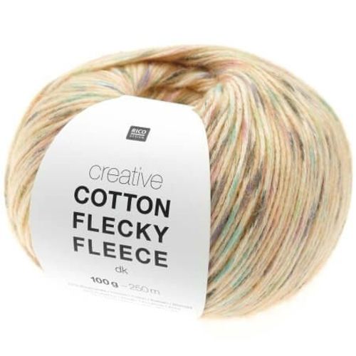 Pelote De Coton Creative Cotton Flecky Fleece Dk - Rico Design Multicolore (014 - Orange)