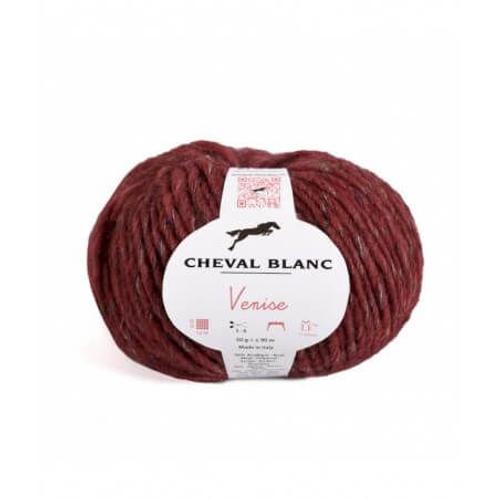 Pelote De Laine Venise - Cheval Blanc Rouge (153 - Bordeaux)