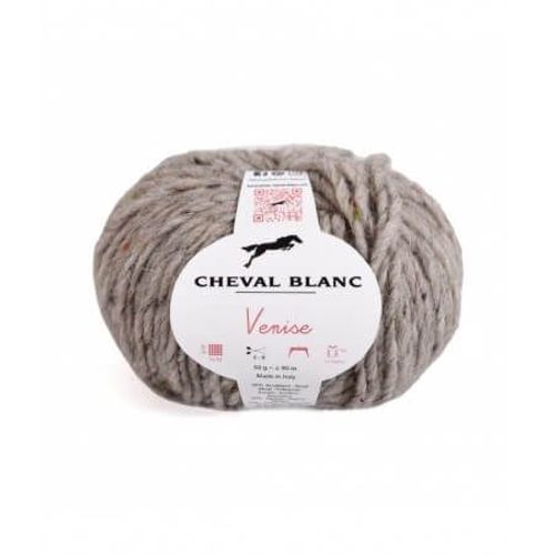 Pelote De Laine Venise - Cheval Blanc Gris (038 - Mastic)