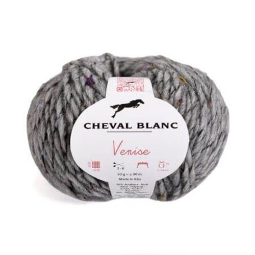 Pelote De Laine Venise - Cheval Blanc Gris (058 - Flanelle)