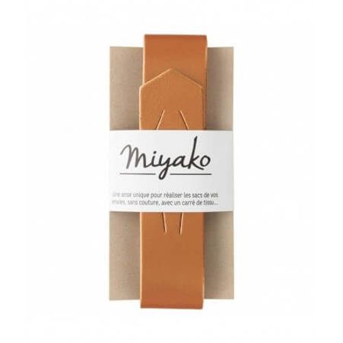 Anse De Sac Miyako En Cuir 50 X 4cm - 3bcom Or (Cuivre)