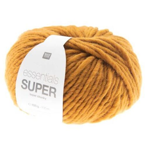 Découvrez La Chaleur Et La Facilité Avec La Pelote De Laine Essentials Super Super Chunky - 100 Gr - Rico Design 36 Marron
