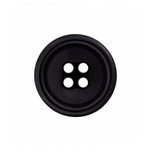 Boutons Costume Noir 4 X 15mm - Union Knopf Noir