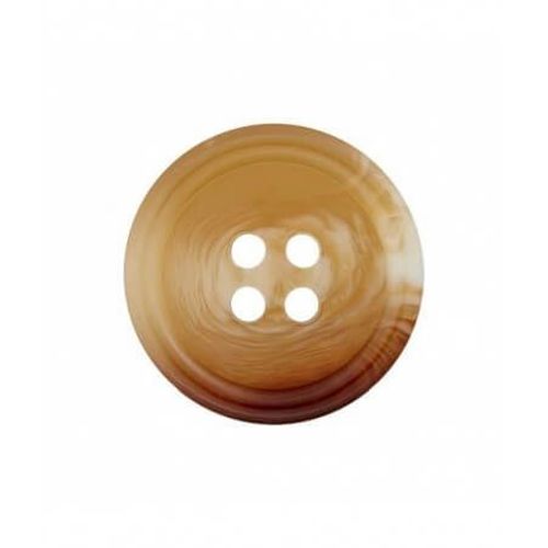 Boutons Costume Beige 2 X 25mm - Union Knopf Marron