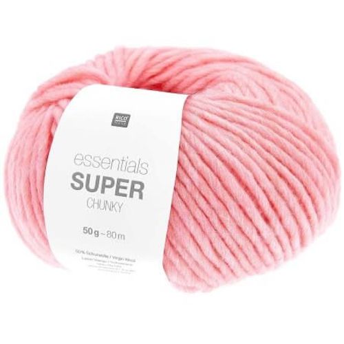 Laine À Tricoter Essentials Super Chunky 50 Gr - Rico Design 021 Rose