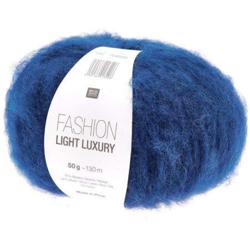 Découvrez L'élégance Naturelle : Pelote De Laine Et Alpaga Fashion Light Luxury De Rico Design 042 Bleu Marine