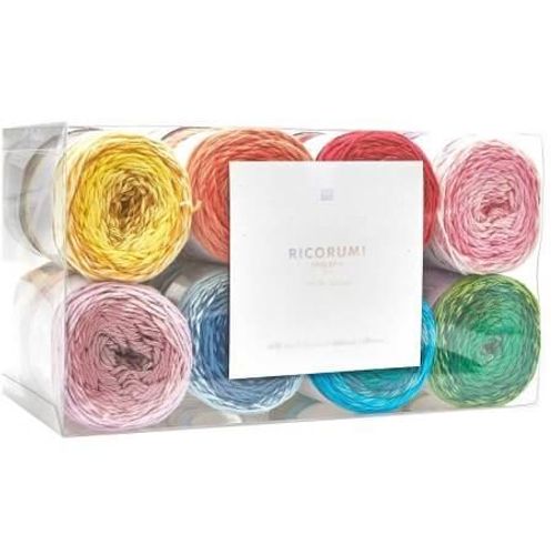 Kit De 16 Pelotes De Coton Ricorumi Spin Spin Dk - Rico Design Multicolore