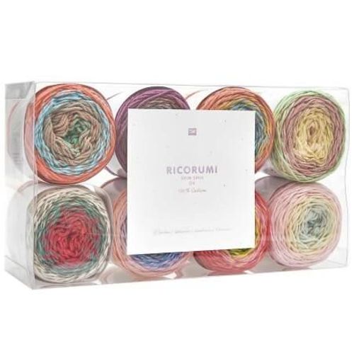 Kit De 8 Pelotes De Coton Ricorumi Spin Spin Dk - Rico Design Multicolore