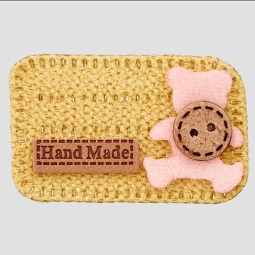 Accessoire Rectangle Teddy, Handmade 45mm - Prym 40 Curry Jaune