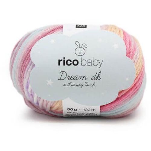 Fil À Tricoter Rico Rico Baby Dream Lux Touch - Rico Design 02 Rose Mix