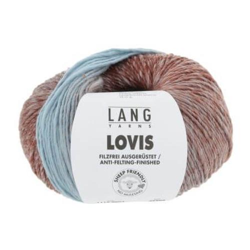 Pelote À Tricoter 100% Laine Vierge Lovis - Lang Yarns 0003 Gris