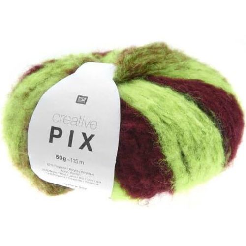 Pelote De Laine Creative Pix - Rico Design 02 Vert Ethno