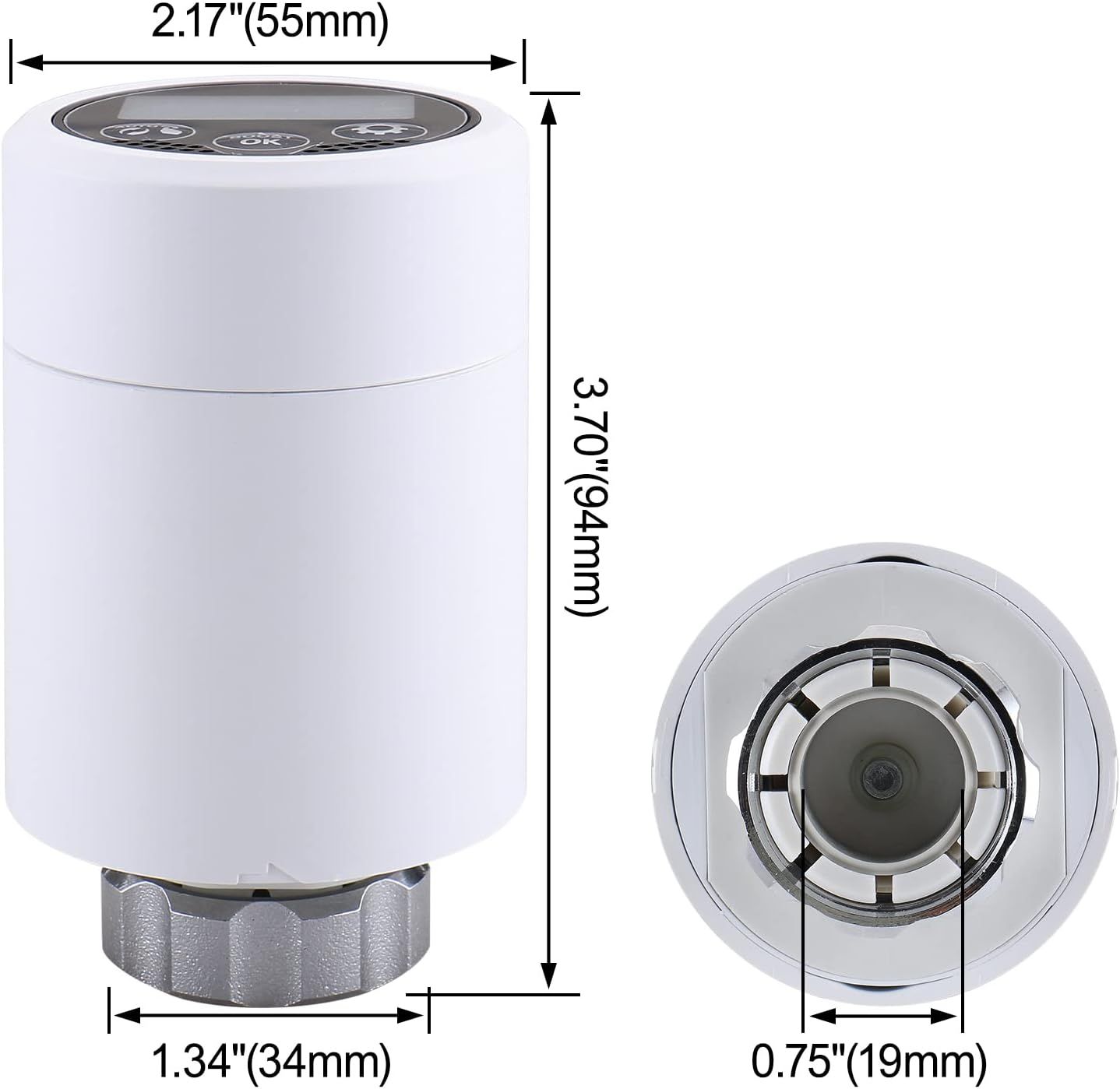 Thermostat de radiateur Intelligent , , programmable,M30 x 1... - 4