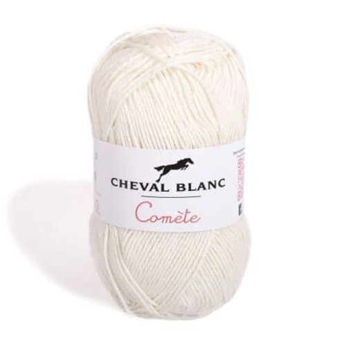 Pelote De Coton Comète - Cheval Blanc 016 Blanc