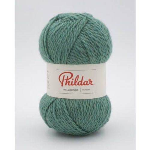 Pelote De Laine À Tricoter Phil Looping - 100 Gr - Phildar - Certifié Oeko-Tex Veronese Vert