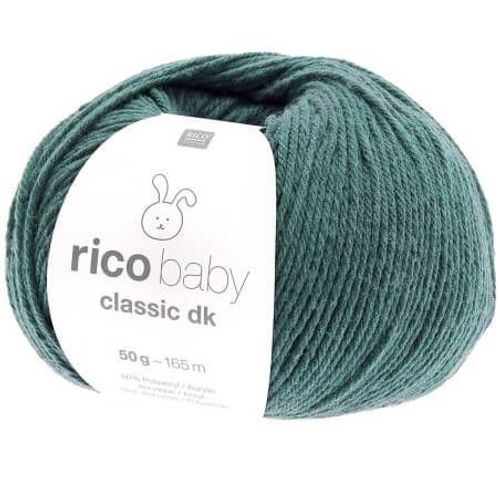 Fil Layette À Tricoter Rico Baby Classic Dk - Créez Des Tenues Douces Et Confortables Pour Bébé - Rico Design 83 Vert