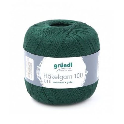 Hakelgarn 100 Fil Coton À Crocheter - Grundl - Certifié Oeko-Tex 115 Vert