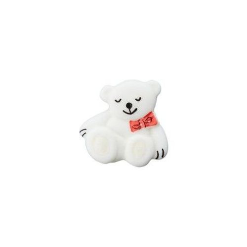 Boutons Ourson À Queue 19 Mm X 2 - Union Knopf Blanc