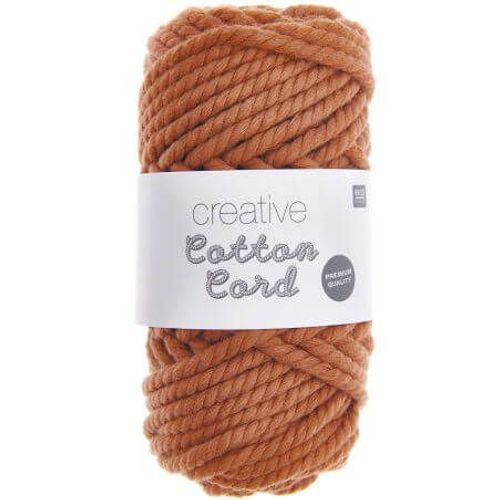 Creative Cotton Cord Macramé 130 Gr - Rico Design 14 Praline Marron