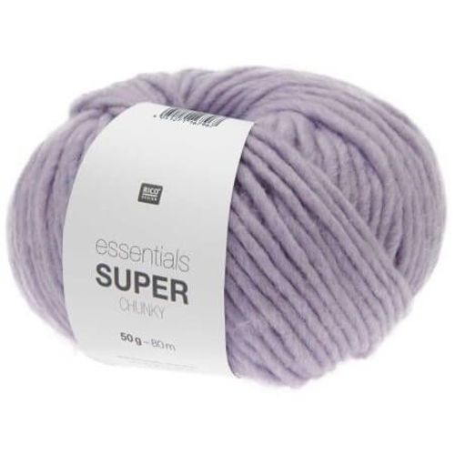 Laine À Tricoter Essentials Super Chunky 50 Gr - Rico Design 19 Violet