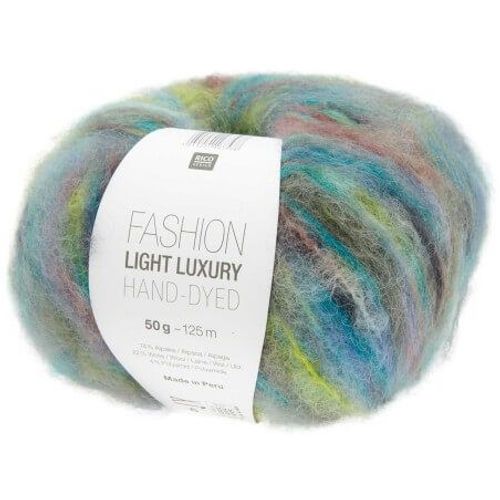 Découvrez L'élégance Naturelle : Pelote De Laine Et Alpaga Light Luxury Hand-Dyed De Rico Design 07 Aqua Bleu