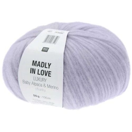 Madly In Love - Baby Alpaga Et Mérino À Tricoter - Rico Design 07 Lilas Clair Violet