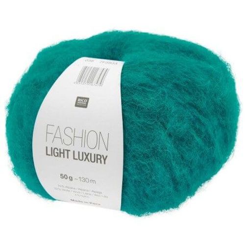 Découvrez L'élégance Naturelle : Pelote De Laine Et Alpaga Fashion Light Luxury De Rico Design 38 Turquoise Bleu