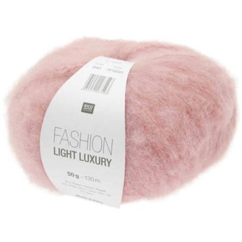 Découvrez L'élégance Naturelle : Pelote De Laine Et Alpaga Fashion Light Luxury De Rico Design 40 Rose