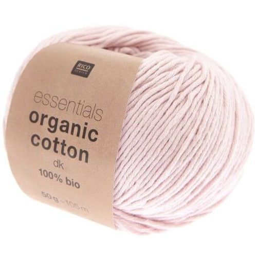 Coton À Tricoter Essentials Organic Cotton Dk - Rico Design 004 Rose