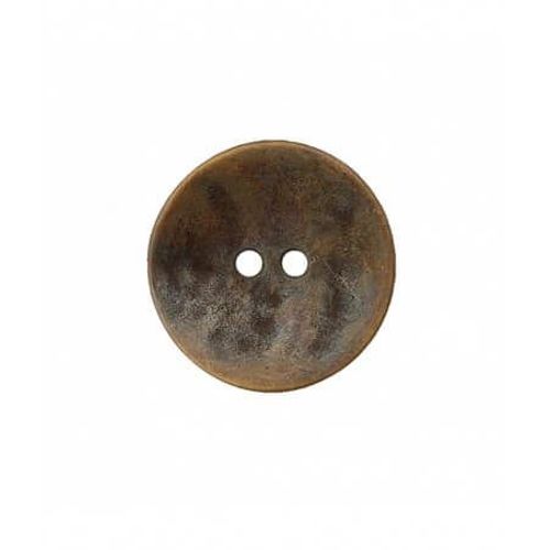 Bouton Métal Ondulé 2 Trous 15 À 20mm - Prym 15 Laiton Vieilli