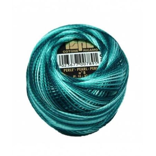 Coton Perlé Ispe N°8 - 10gr - Distrifil 018 Menthe