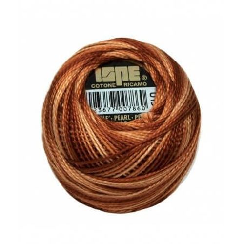 Coton Perlé Ispe N°8 - 10gr - Distrifil 015 Caramel
