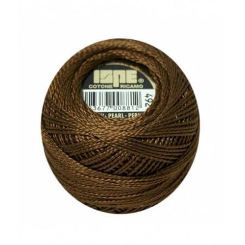 Coton Perlé Ispe N°8 - 10gr - Distrifil 492 Vison