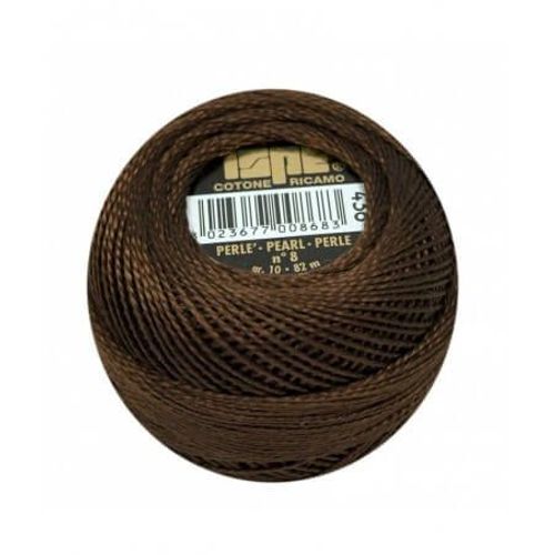 Coton Perlé Ispe N°8 - 10gr - Distrifil 436 Teddy